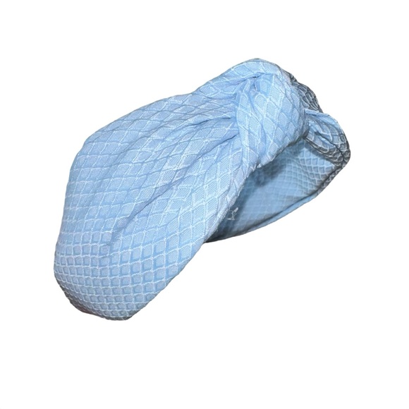 Blue Fabric Top Knot Headband Women’s or Girls - Picture 5 of 10